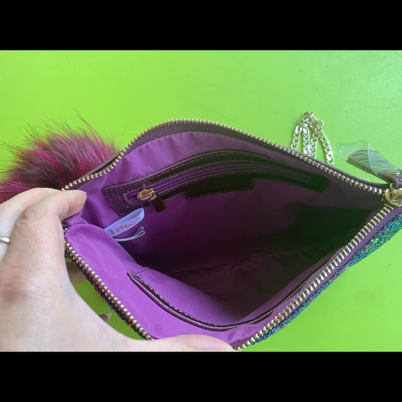 IMoshion Vegan Purple Sparkle Purse - BNWT - Picture 3 of 6